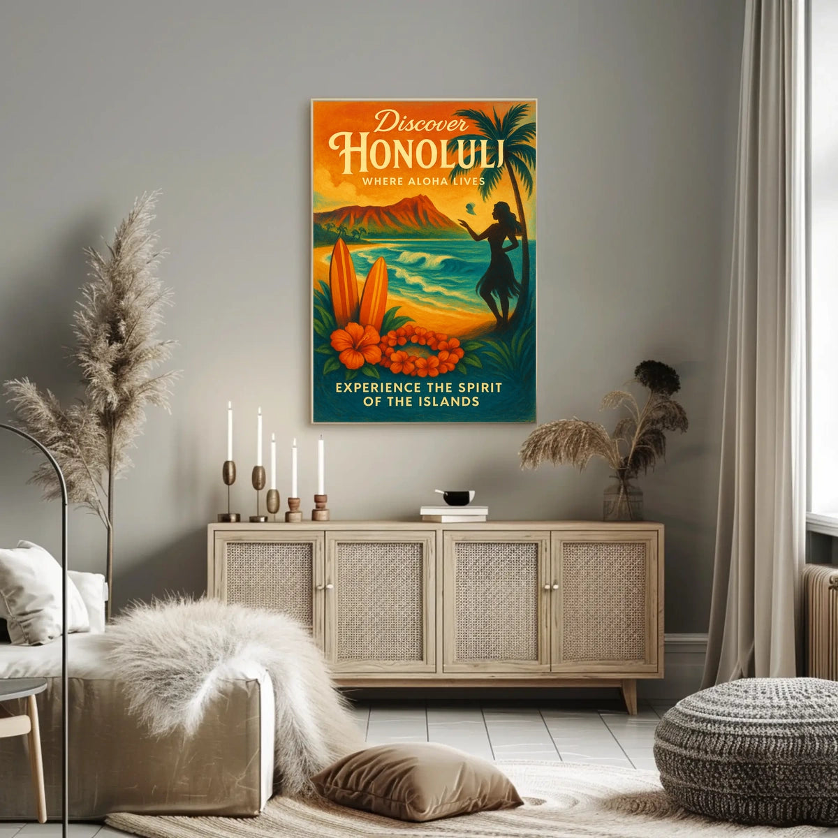 Discover Honolulu Experience The Poster