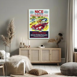 Nice International Automobile Week 1949 Poster