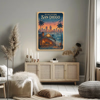 Discover San Diego Poster