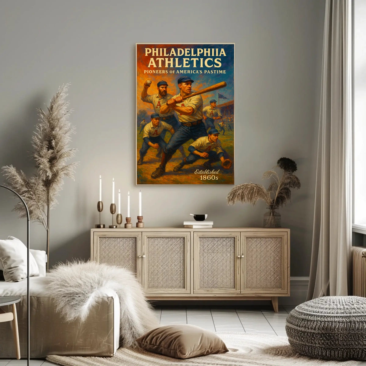 Philadelphia Athletics Pioneers Of Poster