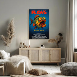 Flaws A Parody Deep Dive Poster PosterGoat