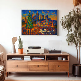 Christmas in Melbourne Poster