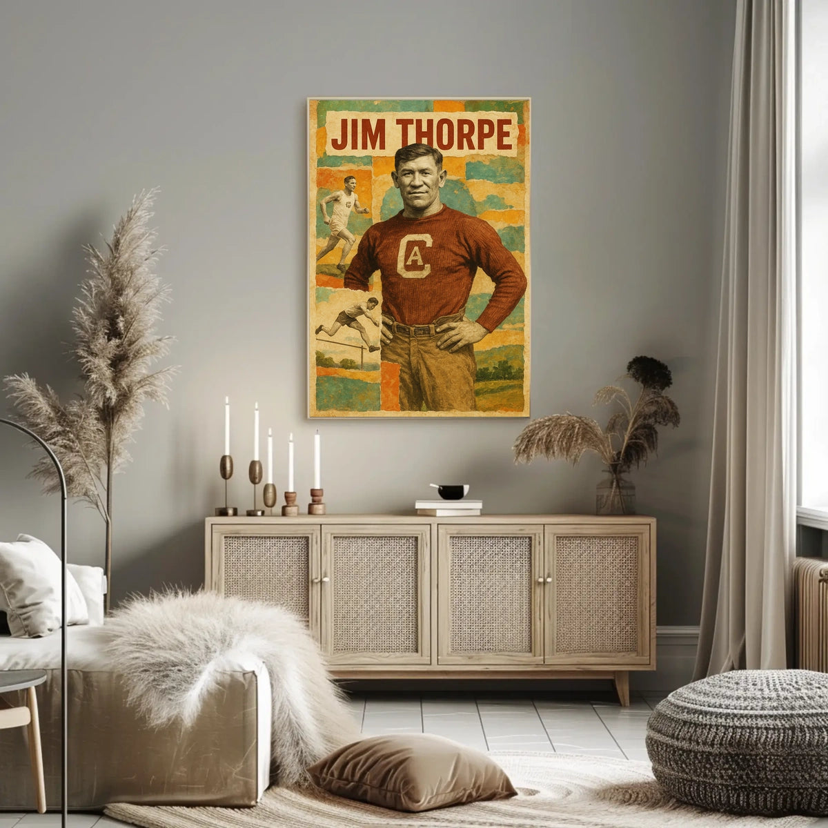 Jim Thorpe Athletic Legend Poster