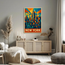 New York Skyline Art Poster