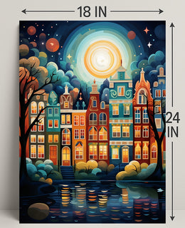 Enchanted Cityscape Poster