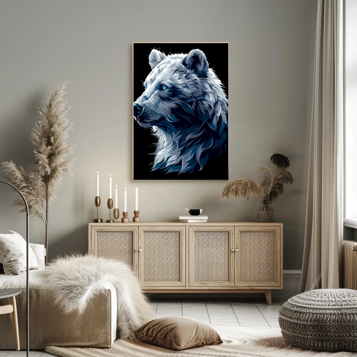 Majestic Bear Portrait Poster