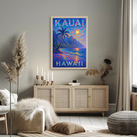 Kauai, Hawaii A Vibrant Paradise Poster