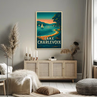 Lake Charlevoix Serenity Travel Poster