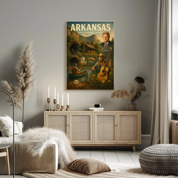 Arkansas The Natural State Poster