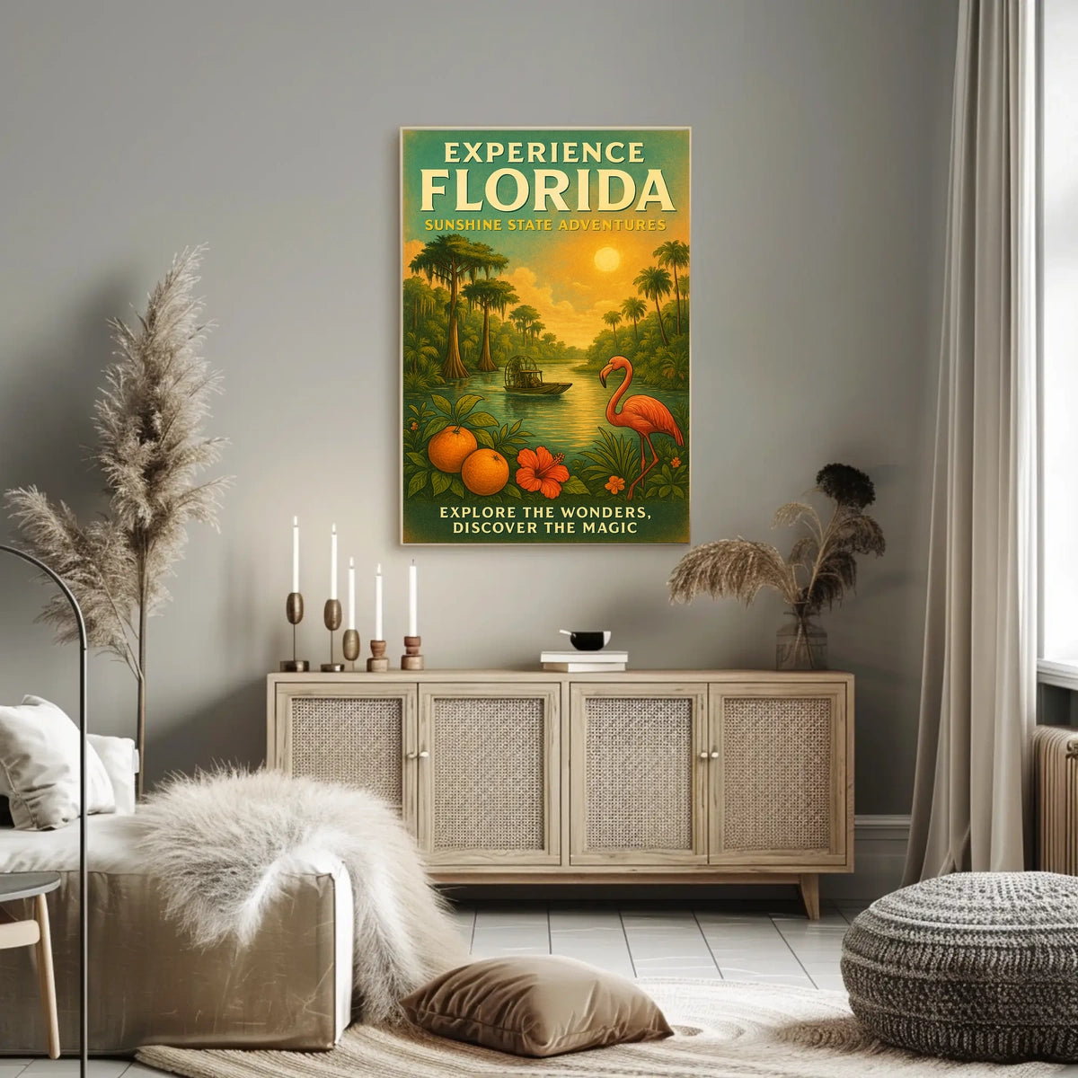 Experience Florida Sunshine State Adventures Poster