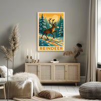 Reindeer Adventure Poster