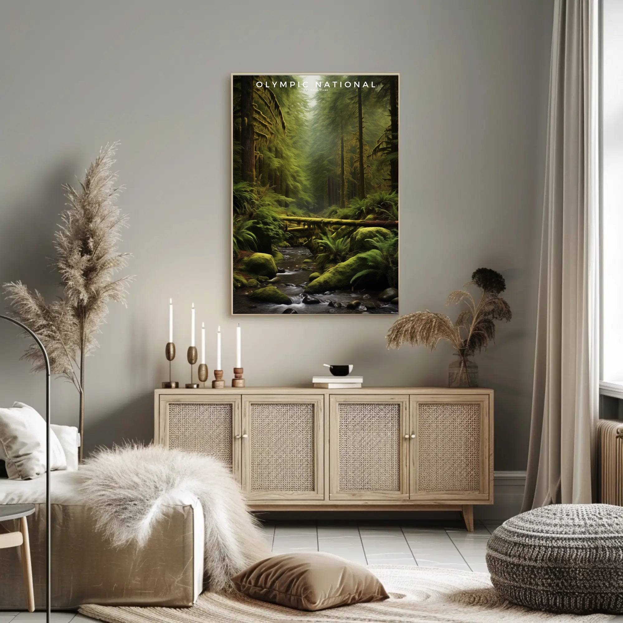 Tranquil Wilderness Travel Poster Print