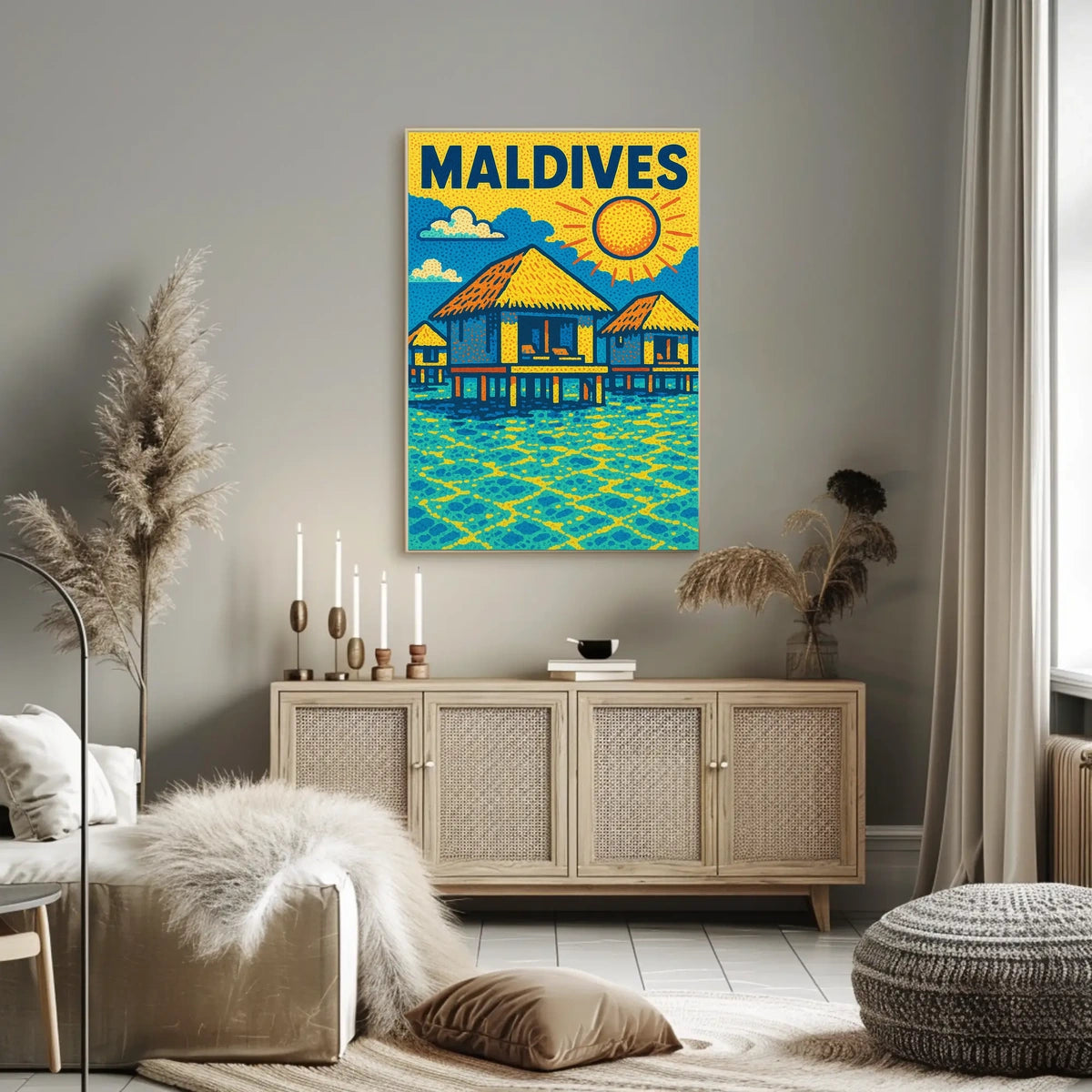 Maldives Paradise Poster