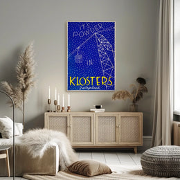 Powder In Klosters Poster