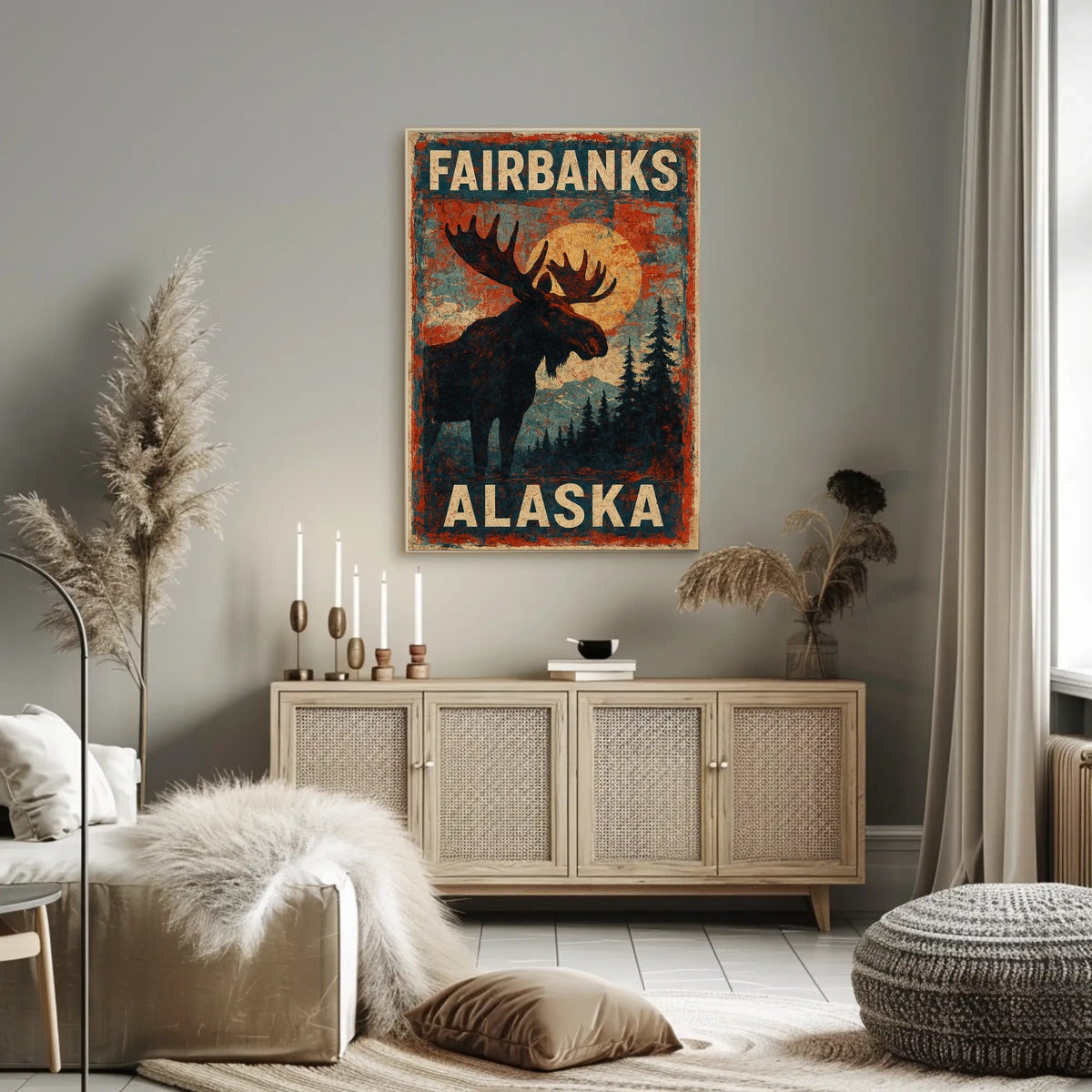 Fairbanks, Alaska Wilderness Poster