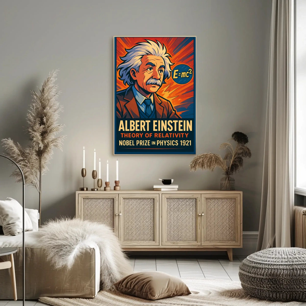 Albert Einstein Nobel Prize In Physics Poster