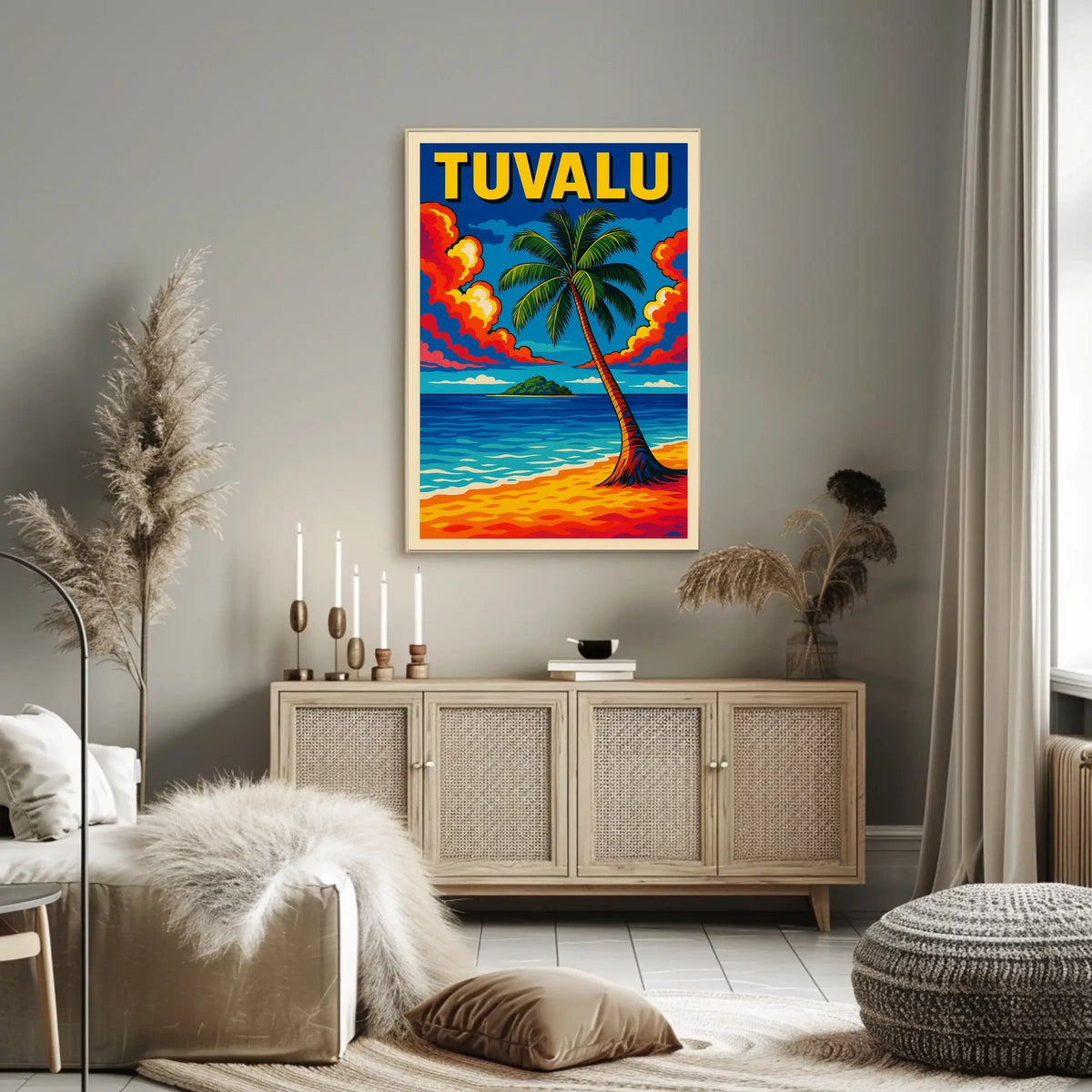 Tuvalu Tropical Paradise Poster