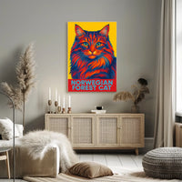 Norwegian Forest Cat Poster