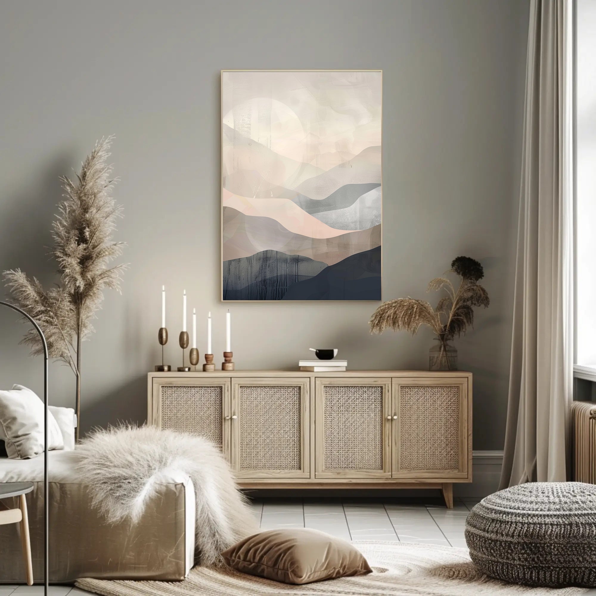 Abstract Landscape Poster