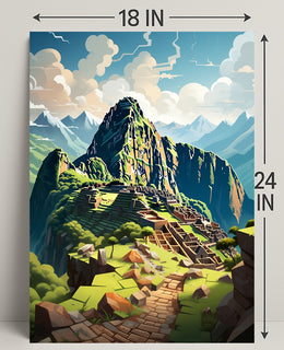 Majestic Mountainscape Poster