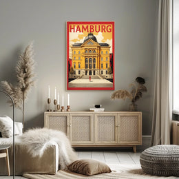 Hamburg Architectural Elegance Poster