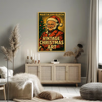 Martin Van Buren Vintage Christmas Art Poster