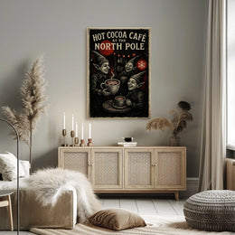 Hot Cocoa Café At The North Pole Poster