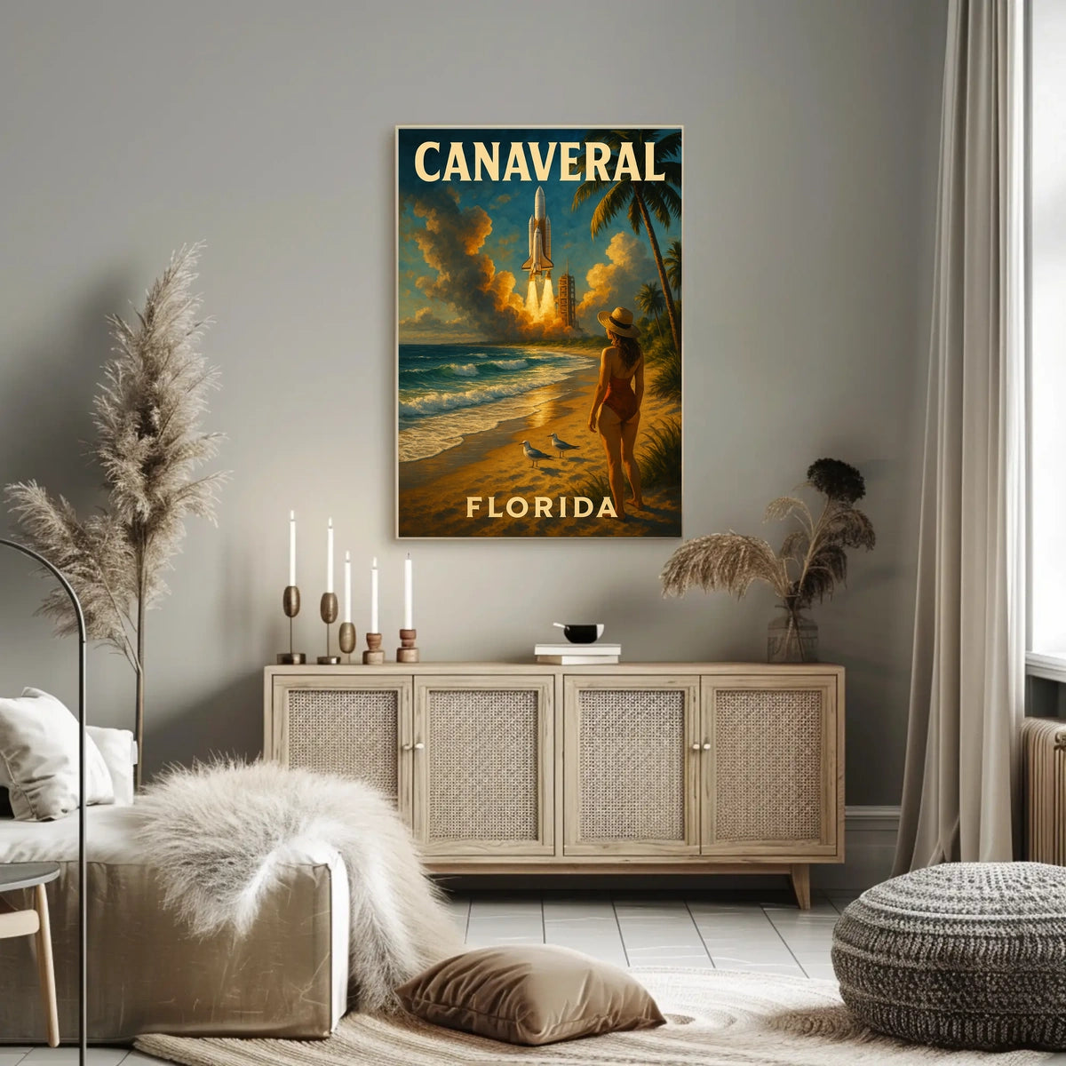 Canaveral Launch Florida Poster
