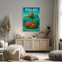 Palau A Pristine Paradise Poster
