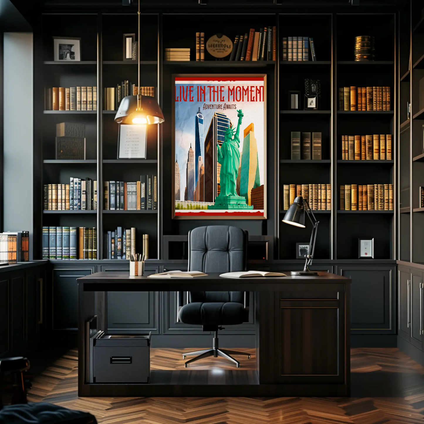 Vintage Poster New York City Liberty