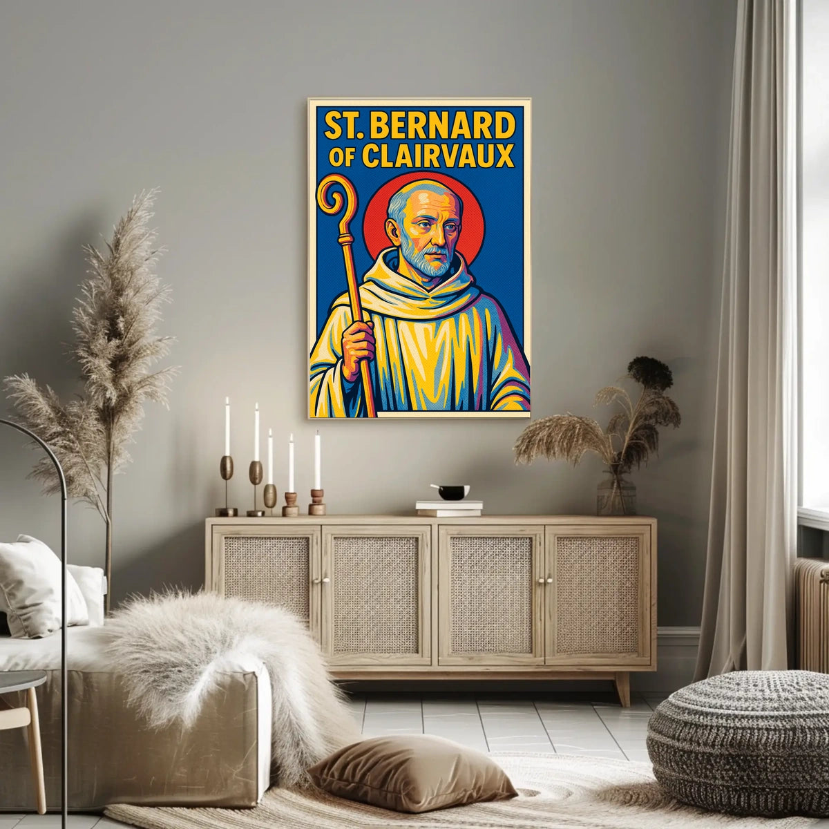 St. Bernard of Clairvaux Poster