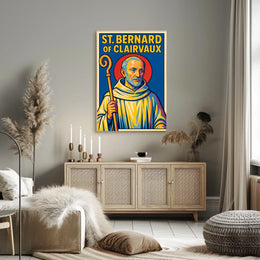St. Bernard of Clairvaux Poster