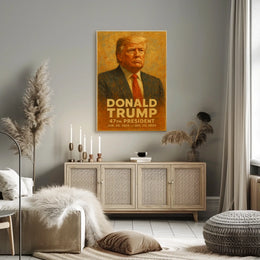 Donald Trump Vanguard Nation Digital Painting Poster