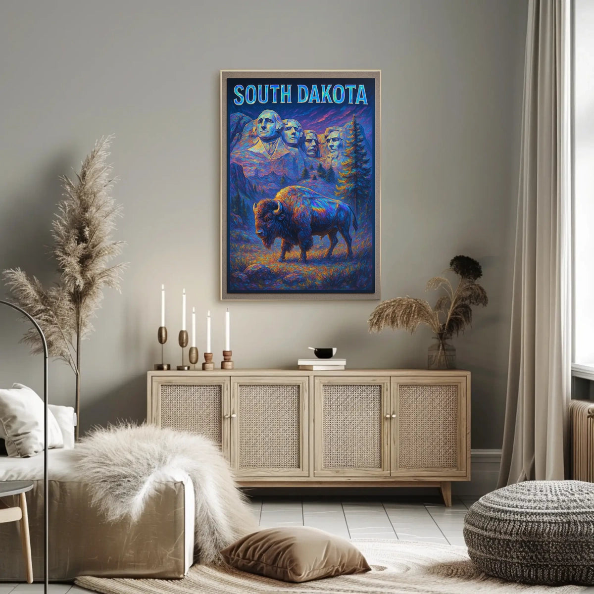 South Dakota Majestic Landscapes Poster