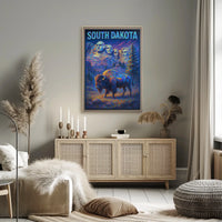 South Dakota Majestic Landscapes Poster