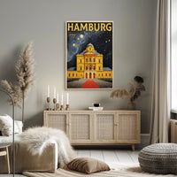 Hamburg Nightscape Poster
