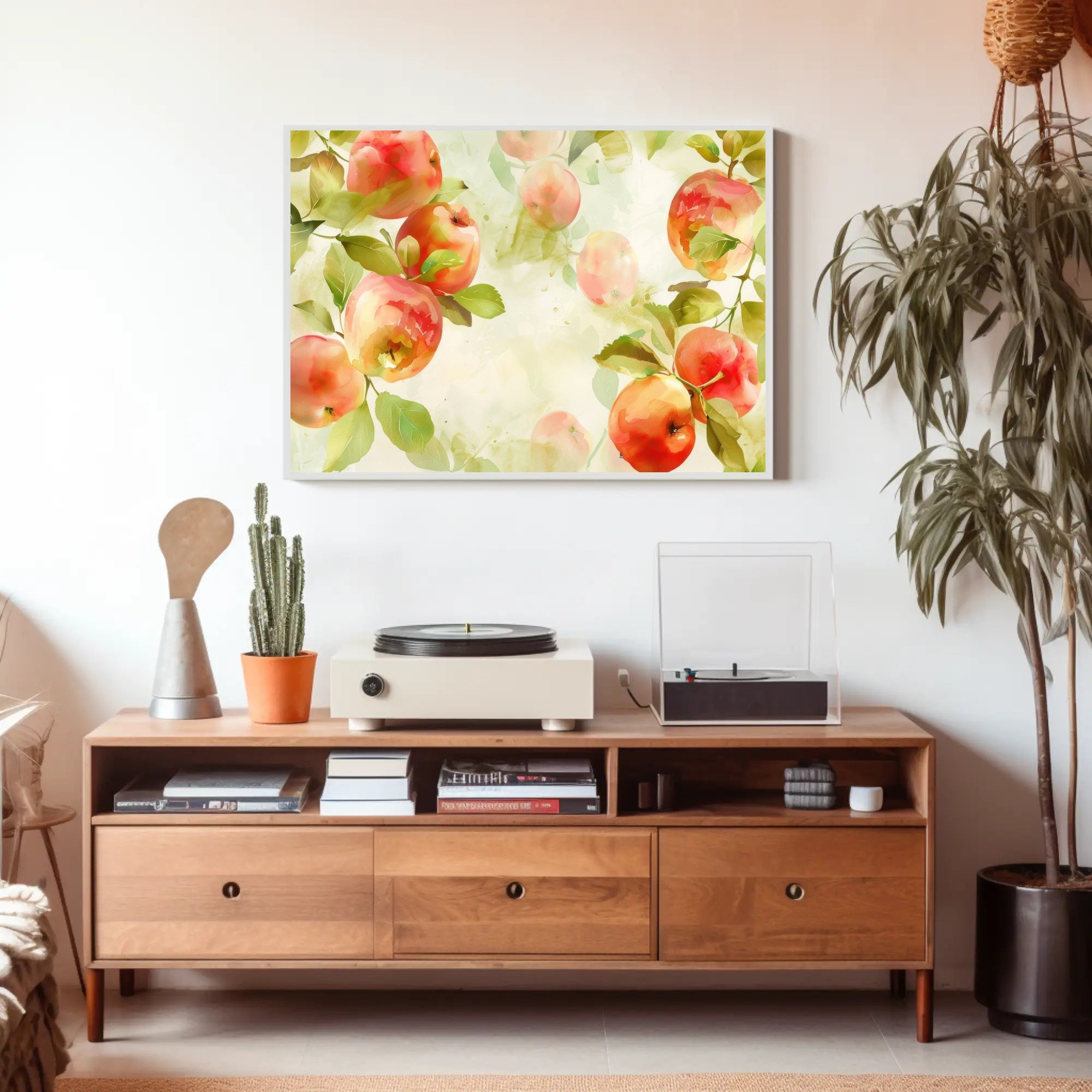 Watercolor Apples Poster PosterGoat