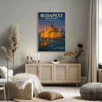 Budapest A City of Lights and History Poster