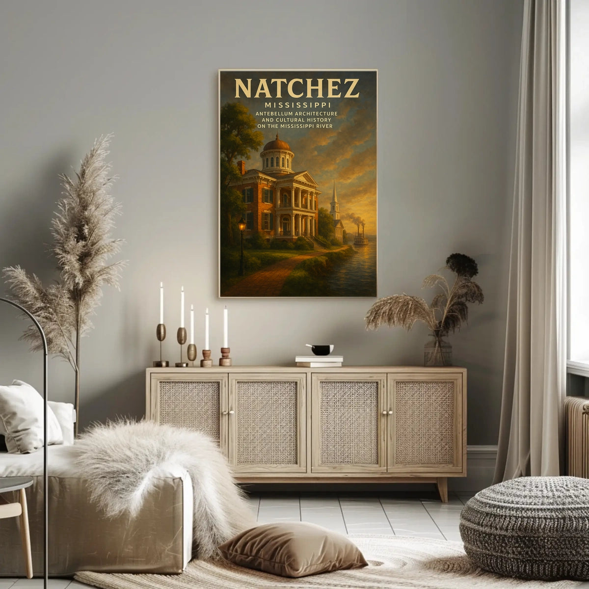 Natchez, Mississippi Antebellum Poster