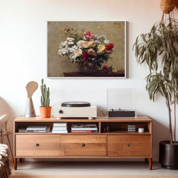 Floral Elegance Classic Still Life Artistic Poster