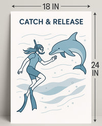 Catch & Release Poster PosterGoat