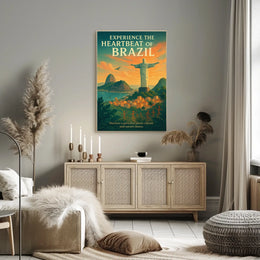 Experience the Heartbeat of Brazil Poster