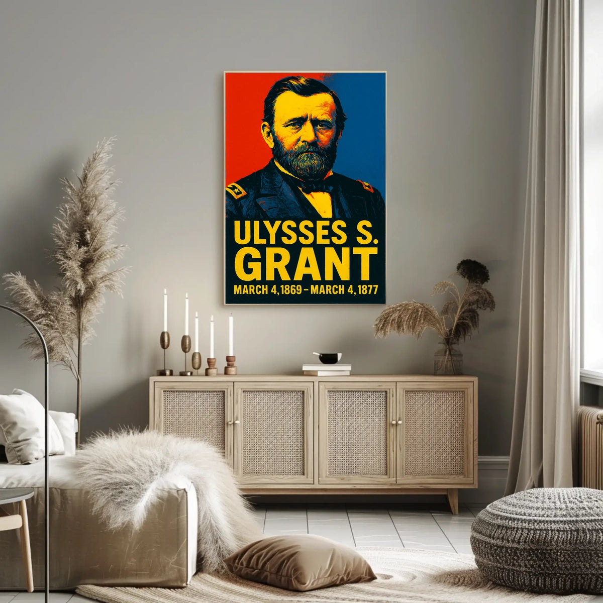 Ulysses S. Grant 18Th President Poster