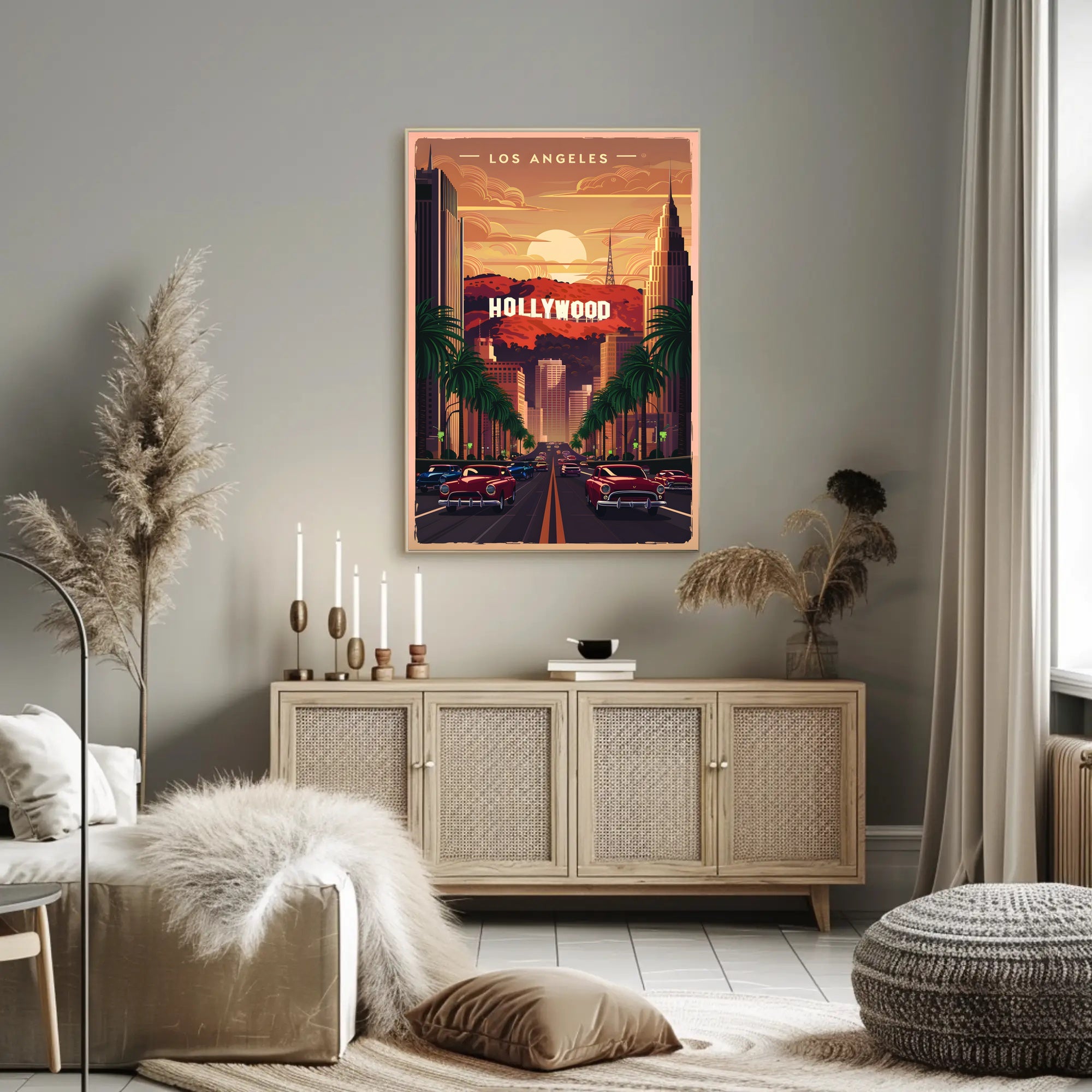 Retro Los Angeles Vibes Poster