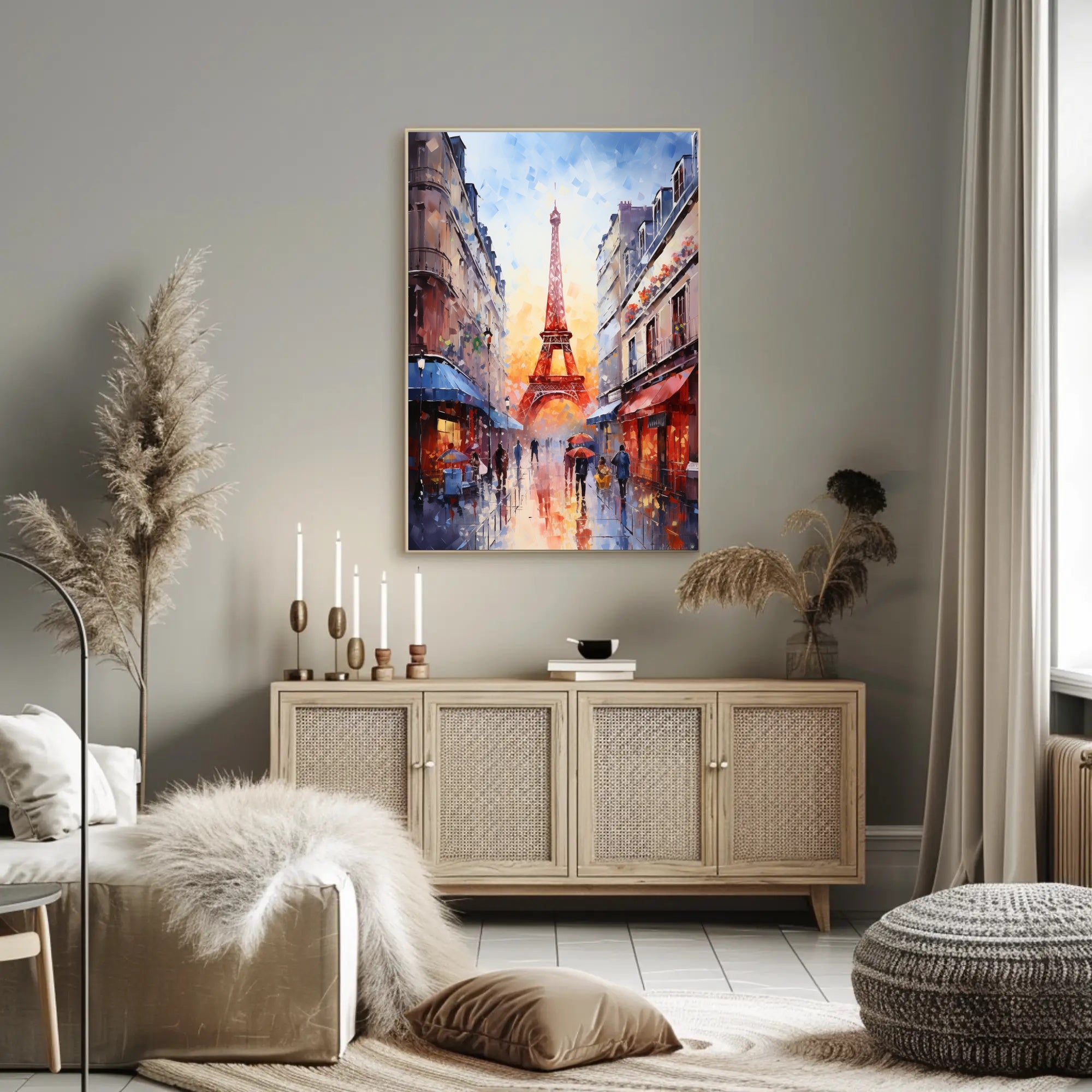 Parisian Street Scene Poster