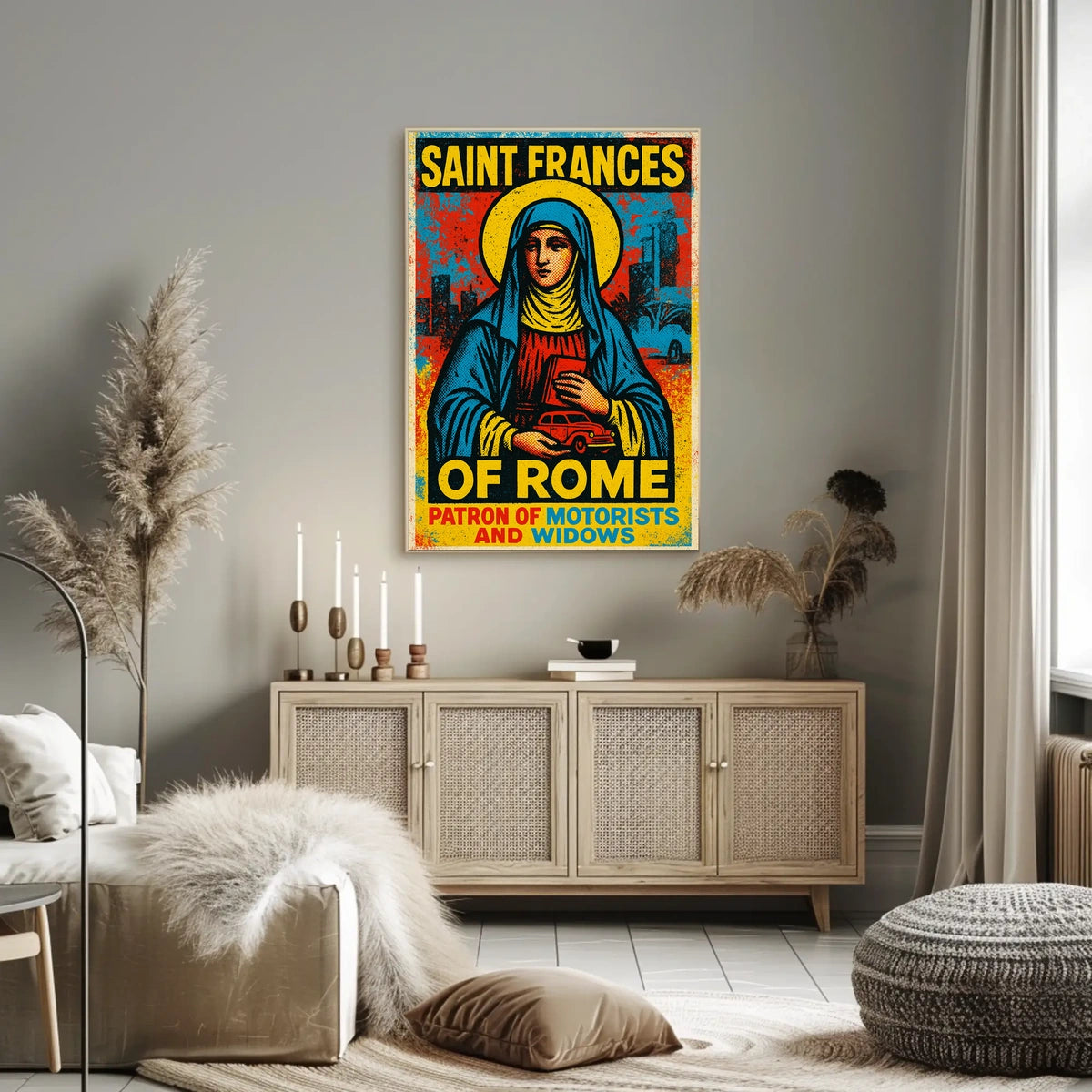 Saint Frances Of Rome Patron Of Poster