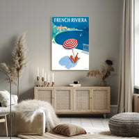 French Riviera Getaway Poster