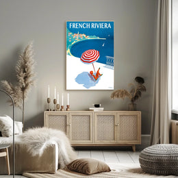French Riviera Getaway Poster