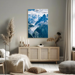 Majestic Mountain Range Poster