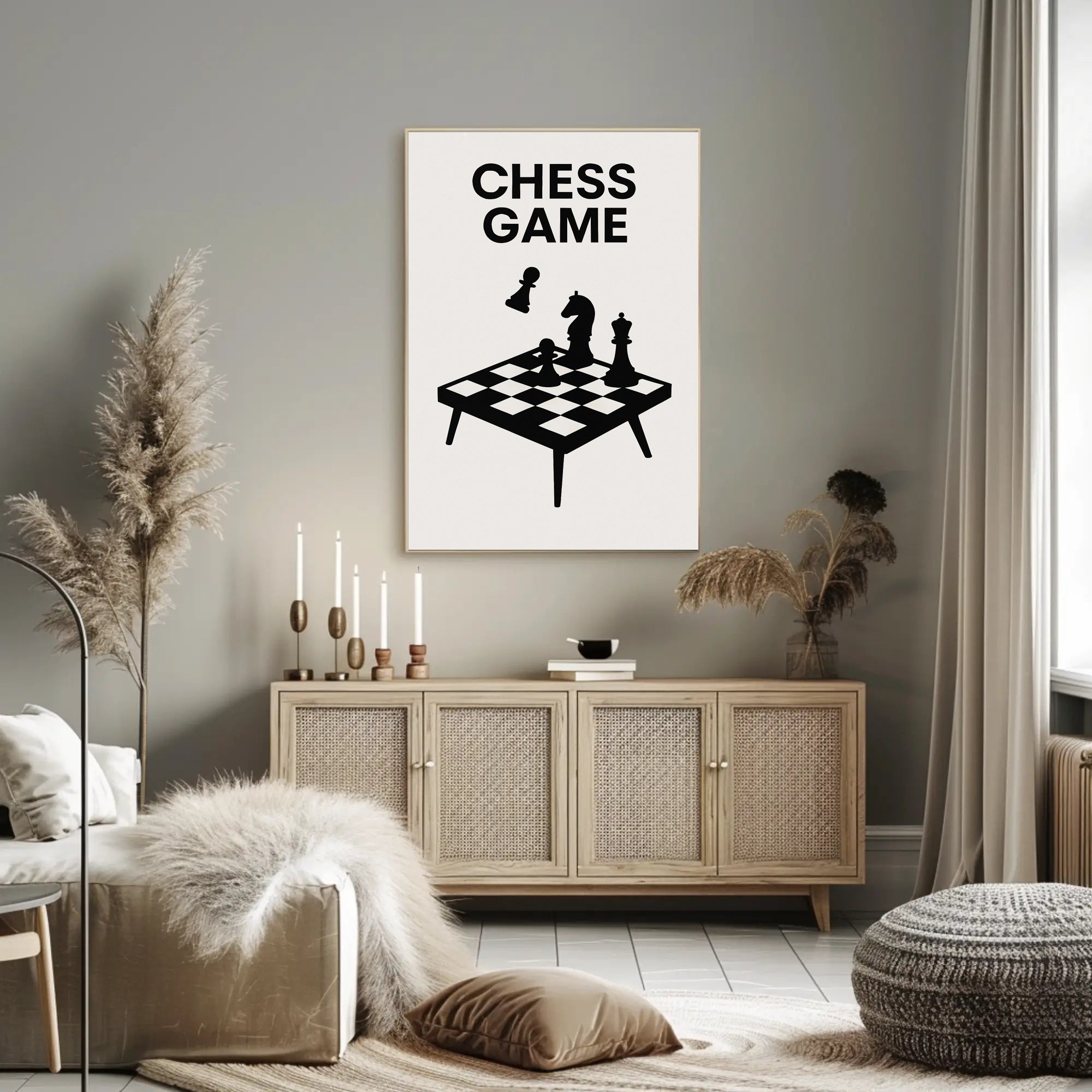 Chess Game Poster PosterGoat